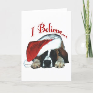 Cartes Pour Fêtes Annuelles Saint Bernard I Believe