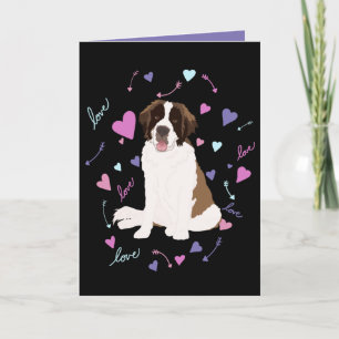 Cartes Pour Fêtes Annuelles Saint Bernard Valentines
