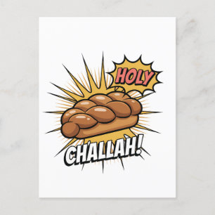Cartes Pour Fêtes Annuelles Saint Challah Drôle juif juif Hanoukka juif