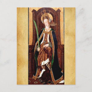 Cartes Pour Fêtes Annuelles SAINT ENGRATIA Père Noël Engracia De Saragosse