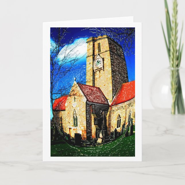 CARTES POUR FÊTES ANNUELLES SAINT ESPRIT VISITES ÉGLISE (Devant)