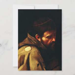 Cartes Pour Fêtes Annuelles Saint François d'Assise par Caravaggio