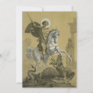 Cartes Pour Fêtes Annuelles Saint George Patron d'Angleterre