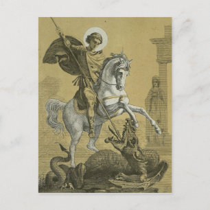 Cartes Pour Fêtes Annuelles Saint George – Premium "Sunburst Gold" Art