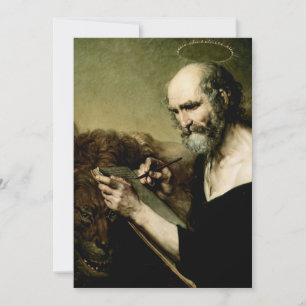 Cartes Pour Fêtes Annuelles Saint Marc l'Évangéliste Premium Venetian Majesty