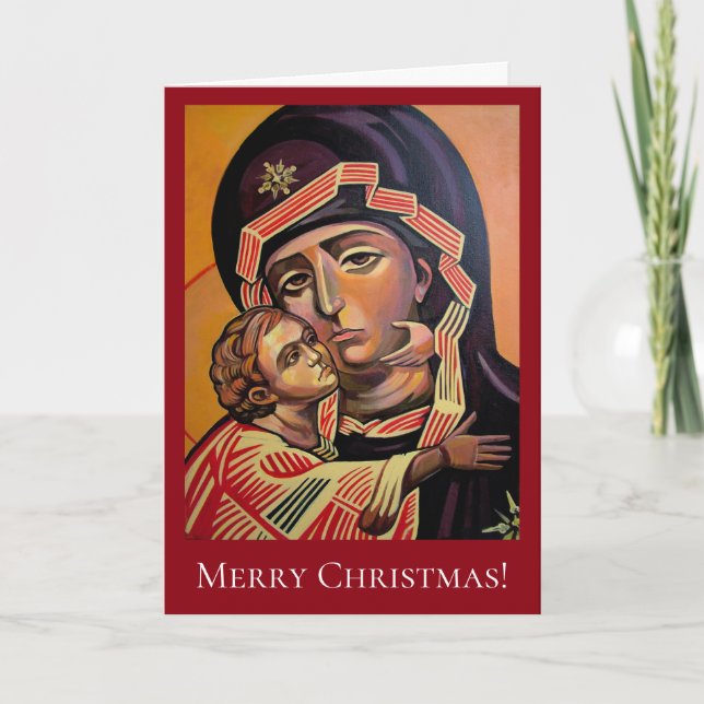 Cartes Pour Fêtes Annuelles Saint Mary Teotokos (Devant)