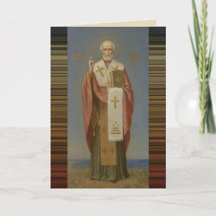 Cartes Pour Fêtes Annuelles Saint Nicolas de Myra Bishop