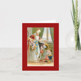Cartes Pour Fêtes Annuelles Saint Nicolas de Noël
