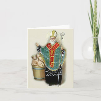 Cartes Pour Fêtes Annuelles Saint Nicolas Secourir les enfants Noël