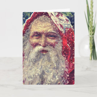 Cartes Pour Fêtes Annuelles Saint Nicolas victorien à l'ancienne