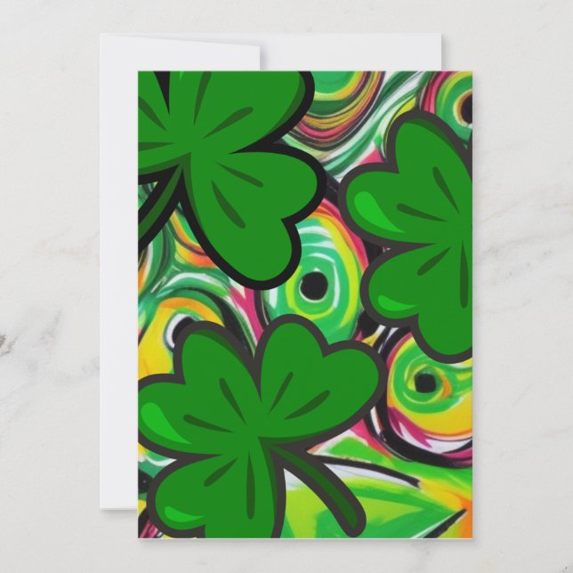 Cartes Pour Fêtes Annuelles Saint Patrick's Day (Devant)