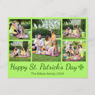 Cartes Pour Fêtes Annuelles Saint-patrick's day Photo de famille Shamrock Coll
