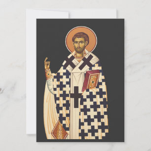 Cartes Pour Fêtes Annuelles Saint Timothée, premier évêque chrétien d'Ephes