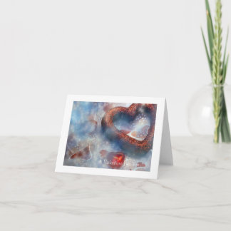 Cartes Pour Fêtes Annuelles Saint-Valentin : 2 Coeurs rouges