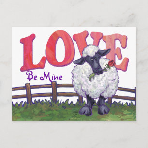 Cartes Pour Fêtes Annuelles Saint Valentin au mouton