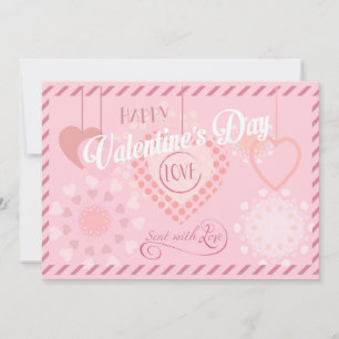 Cartes Pour Fêtes Annuelles Saint-Valentin Beau design Moderne Bohème