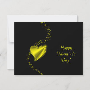 Cartes Pour Fêtes Annuelles Saint-Valentin - Coeur arc-en-ciel avec étoiles su