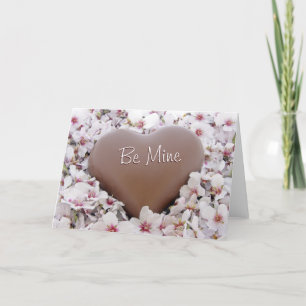 Cartes Pour Fêtes Annuelles Saint-Valentin : Coeur de chocolat sucré