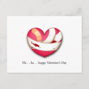 Cartes Pour Fêtes Annuelles Saint-Valentin Comique Cœur Saignant