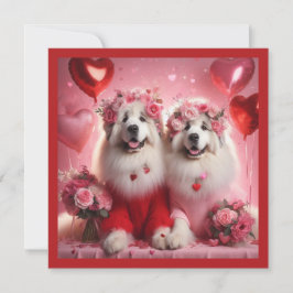Cartes Pour Fêtes Annuelles Saint Valentin Couple des Pyrénées
