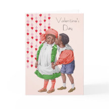 Saint-Valentin d'Afrique vintage et d'Amérique