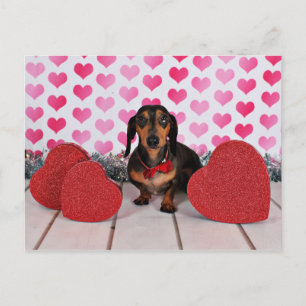 Cartes Pour Fêtes Annuelles Saint Valentin - Dexter - Dachshund