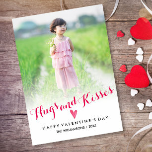 Cartes Pour Fêtes Annuelles Saint Valentin Ennuis Baisers Coeurs Photo de fami