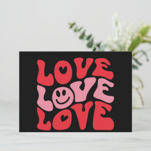 Cartes Pour Fêtes Annuelles Saint-Valentin Groovy Drôle Vacances Amour 