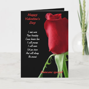 Cartes Pour Fêtes Annuelles Saint Valentin J'ai besoin de plus que d'amitié