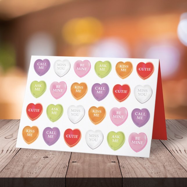 Cartes Pour Fêtes Annuelles Saint Valentin mignon Coeurs de Conversation Whims (Créateur téléchargé)