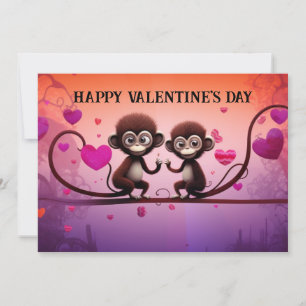 Cartes Pour Fêtes Annuelles Saint Valentin mignonne et amusante pour les enfan