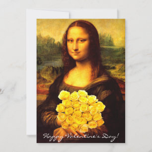 Cartes Pour Fêtes Annuelles Saint Valentin Mona Lisa