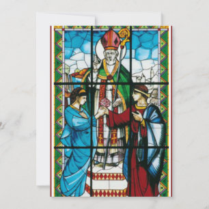 Cartes Pour Fêtes Annuelles Saint Valentin Patron des Amoureux Poème Religieux