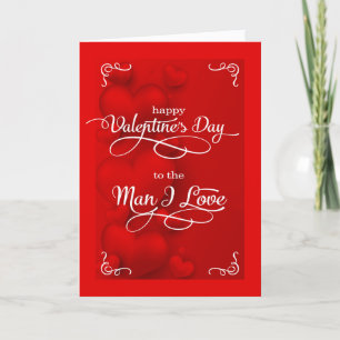 Cartes Pour Fêtes Annuelles Saint-Valentin romantique pour partenaire gay avec