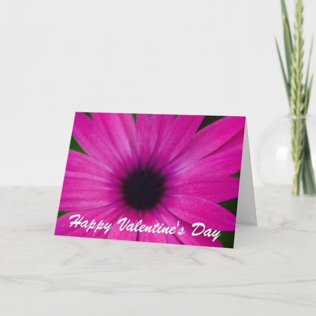 Cartes Pour Fêtes Annuelles Saint-Valentin rose (Devant)