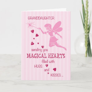 Cartes Pour Fêtes Annuelles Saint-Valentin rose féerique magique de