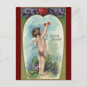 Cartes Pour Fêtes Annuelles Saint Valentin, Victorienne vintage, Message de Cu