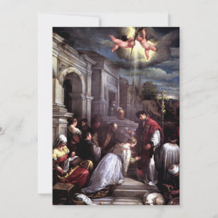Cartes Pour Fêtes Annuelles Saint Valentine Baptizing Saint Lucilla - Bassano