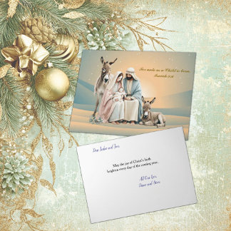 Cartes Pour Fêtes Annuelles Sainte Famille