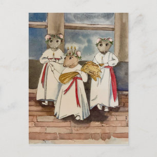 Cartes Pour Fêtes Annuelles Sainte Lucie et Vœux de Noël