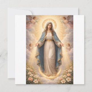 Cartes Pour Fêtes Annuelles Sainte Mère de Dieu Amour Divin & Protection´11