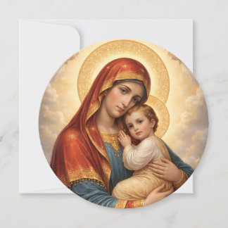 Cartes Pour Fêtes Annuelles Sainte Mère de Dieu – Amour Divin & Protection´11