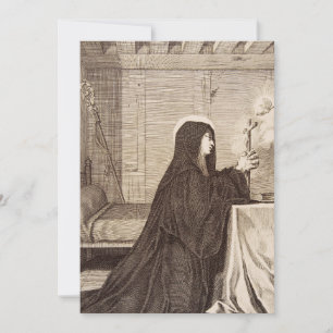 Cartes Pour Fêtes Annuelles Sainte Scholastique Patronne de l'école