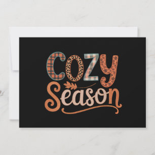 Cartes Pour Fêtes Annuelles Saison Cosy Rétro Automne Devenez Cosy Thanksgivin