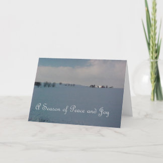 Cartes Pour Fêtes Annuelles Saison de paix et de joie