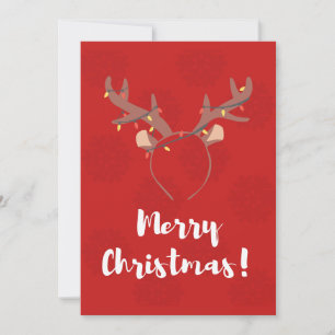Cartes Pour Fêtes Annuelles Saison de vacances, Joyeux Noël, Joli renne