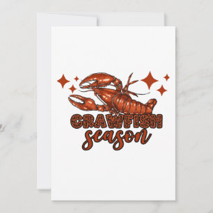 Cartes Pour Fêtes Annuelles Saison des langoustes Mardi Gras