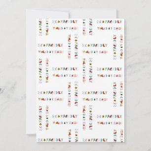 Cartes Pour Fêtes Annuelles Saison des vacances amicale d'Eco d'amusement