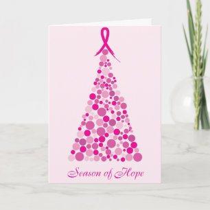 Cartes Pour Fêtes Annuelles Saison d'espoir - cancer du sein