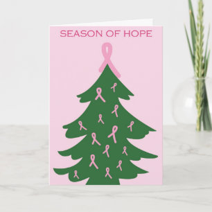 Cartes Pour Fêtes Annuelles Saison d'espoir - recherche sur cancer du sein de